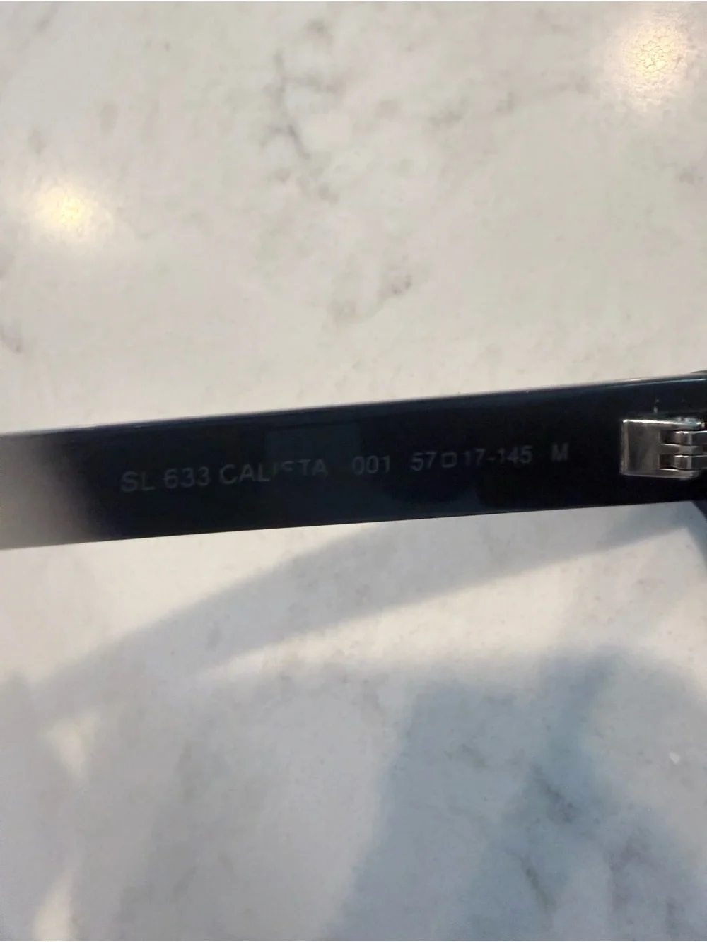 Authentic Saint Laurent SL 633 Calista 001 Black Sunglasses w/ Original Case
